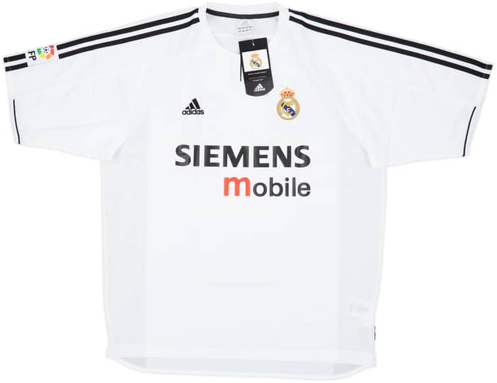 2003-04 Real Madrid Home Shirt Zidane #5 (L)