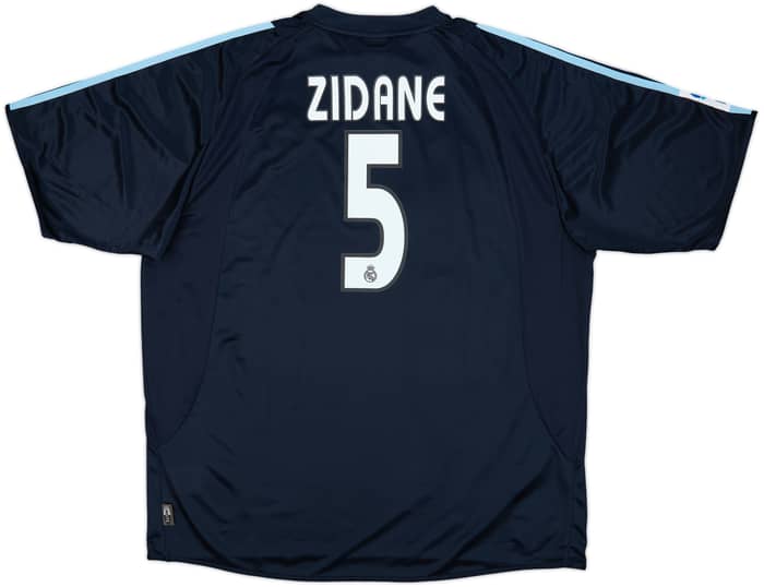 2003-04 Real Madrid Away Shirt Zidane #5 (XL)