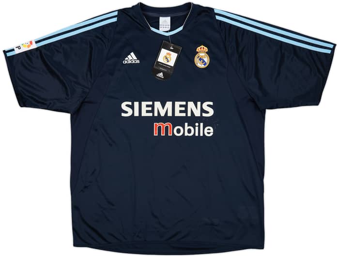 2003-04 Real Madrid Away Shirt Zidane #5 (XL)
