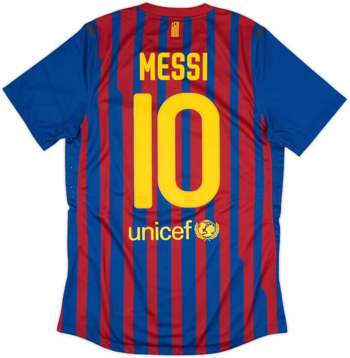 2011-12 Barcelona Home Player Issue Shirt Messi Messi #10 - 8/10 - (M)