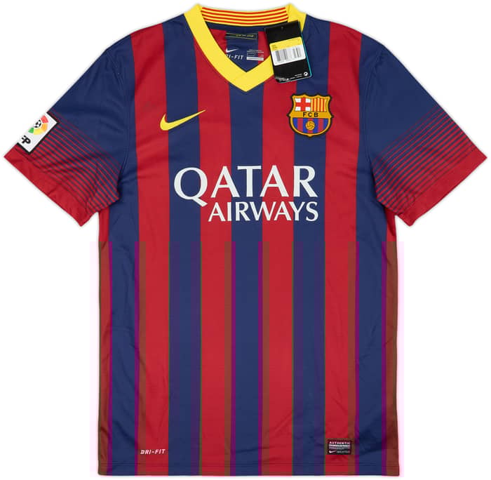 2013-14 Barcelona Home Shirt Messi #10 (S)