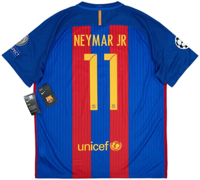 2016-17 Barcelona Home Shirt Neymar Jr #11 (XL)