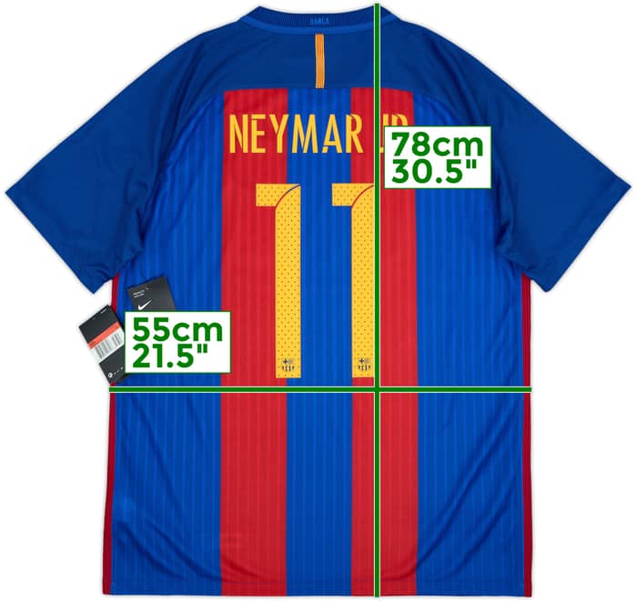 2016-17 Barcelona Home Shirt Neymar Jr #11 (L)