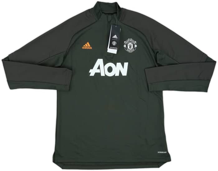 2020-21 Manchester United adidas 1/4 Zip Drill Top (M)