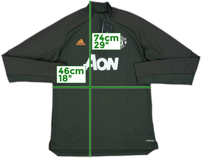 2020-21 Manchester United adidas 1/4 Zip Drill Top (M)