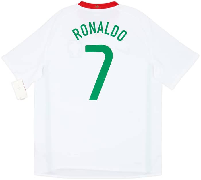 2008-10 Portugal Away Shirt Ronaldo #7 (XL)