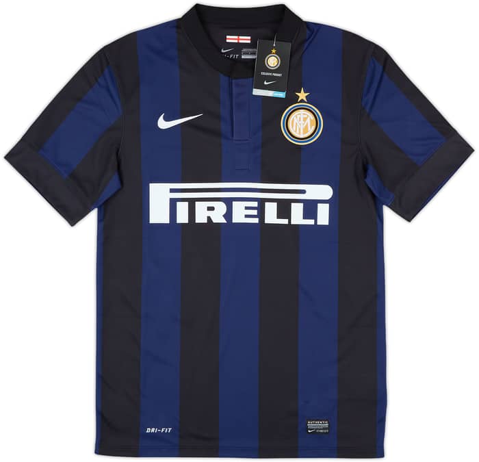 2013-14 Inter Milan Home Shirt J.Zanetti #4 (S)