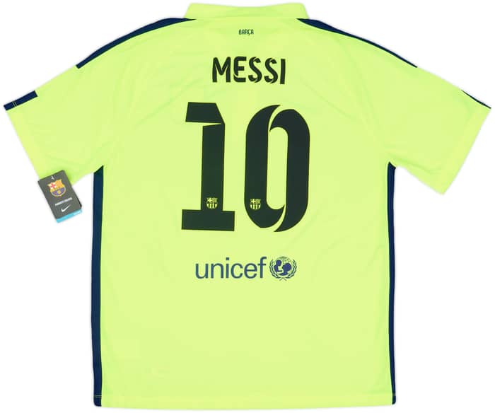 2014-15 Barcelona Third Shirt Messi #10 (XL)