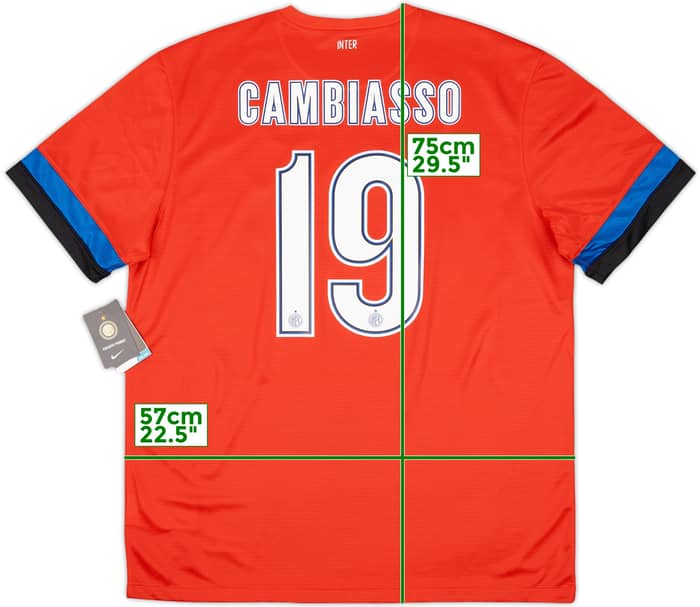 2012-13 Inter Milan Away Shirt Cambiasso #19 (XL)