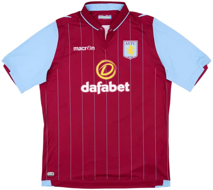 2014-15 Aston Villa Home Shirt Grealish #40 - 10/10 - (XXL)