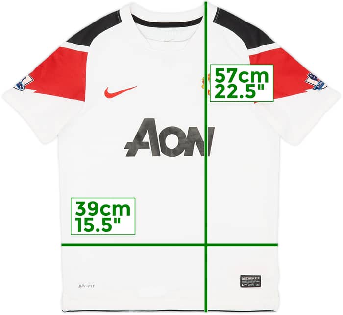 2010-12 Manchester United Away Shirt - 5/10 - (M.Boys)