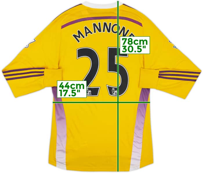 2014-15 Sunderland GK Shirt Mannone #25 - 5/10 - (M)