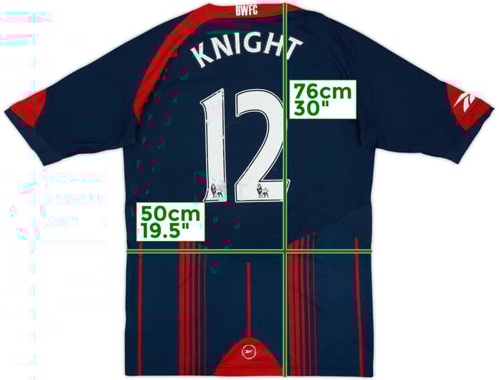 2009-10 Bolton Away Shirt Knight #12 - 5/10 - (XL)