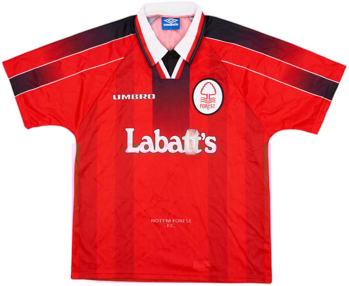 1996-97 Nottingham Forest Home Shirt - 5/10 - (L)
