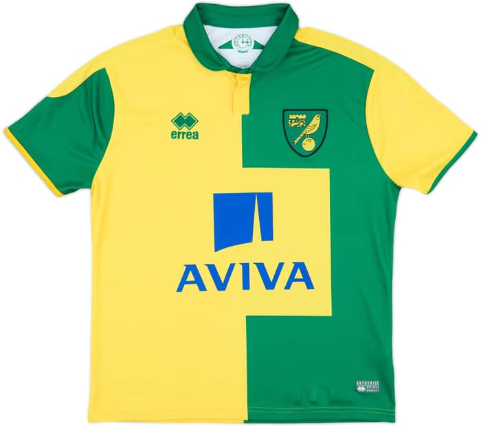 2015-16 Norwich Home Shirt - 8/10 - (M)