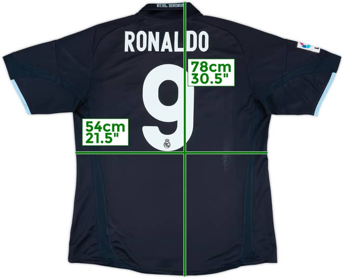 2009-10 Real Madrid Away Shirt Ronaldo #9 - 6/10 - (XL)