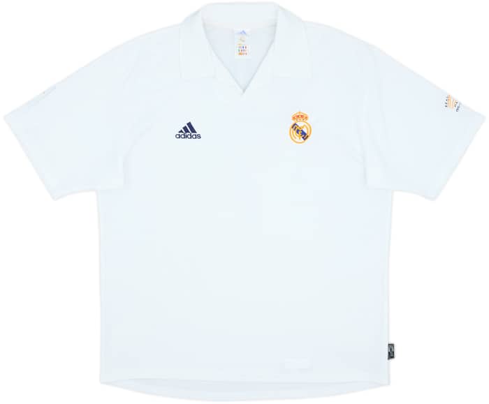 2001 Real Madrid Home Shirt Raul #7 - 8/10 - (L)