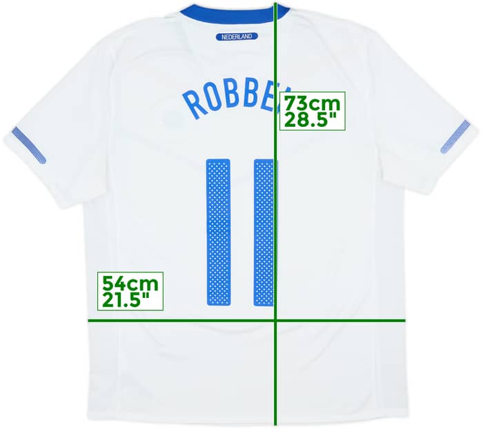 2010-11 Netherlands Away Shirt Robben #11 - 6/10 - (L)