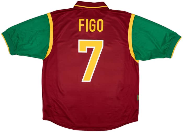 1999-00 Portugal Home Shirt Figo #7 - 6/10 - (L)