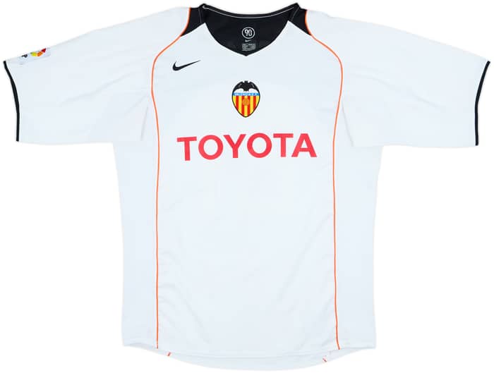 2004-05 Valencia Home Shirt Aimar #21 - 8/10 - (L)