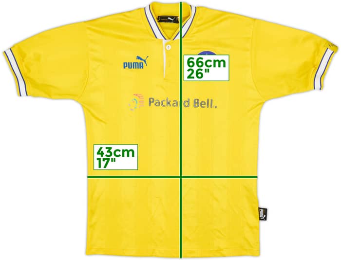 1996-99 Leeds United Away Shirt - 7/10 - (Y)