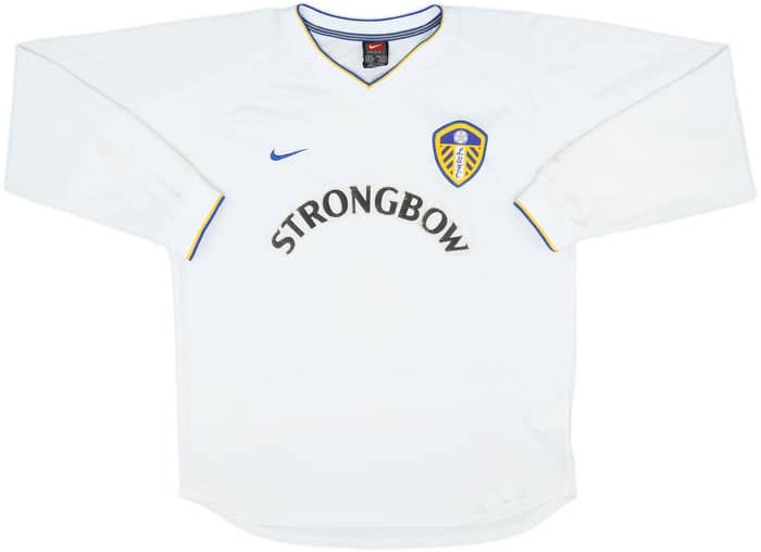 2000-02 Leeds United Home L/S Shirt Viduka #9 - 6/10 - (M)