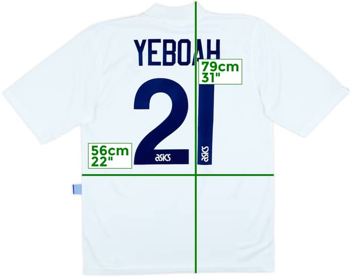 1995-96 Leeds United Home Shirt Yeboah #21 - 10/10 - (L)