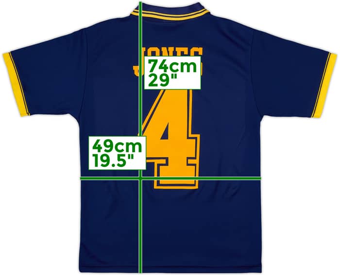 1996-97 Wimbledon Home Shirt Jones #4 - 8/10 - (S)