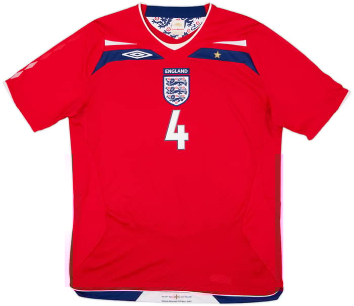 2008-10 England Away Shirt Gerrard #4 - 7/10 - (L)