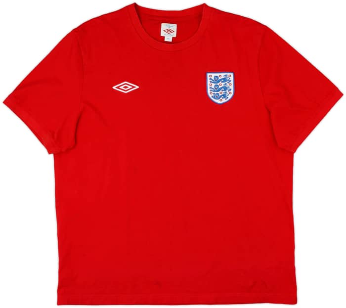 2010-11 England Umbro Cotton Tee - 8/10 - (XXL)