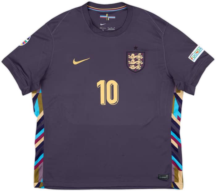 2024-25 England Away Shirt Bellingham #10 - 6/10 - (XL)