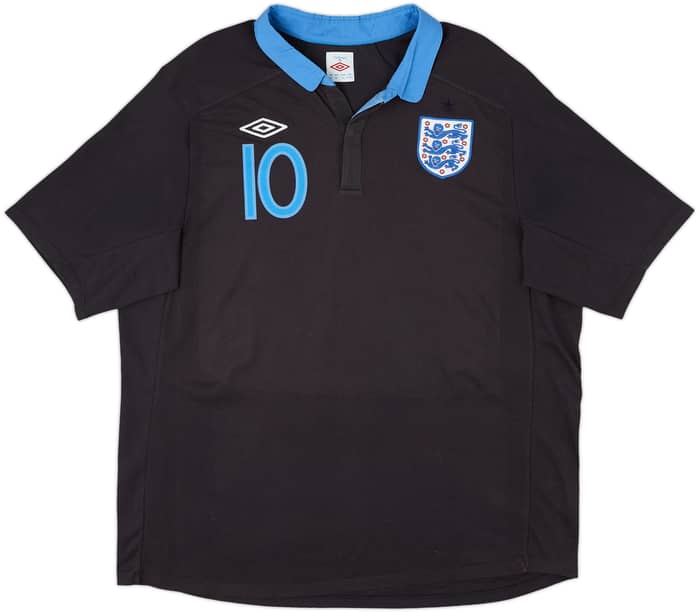 2011-12 England Away Shirt Rooney #10 - 9/10 - (XXL)