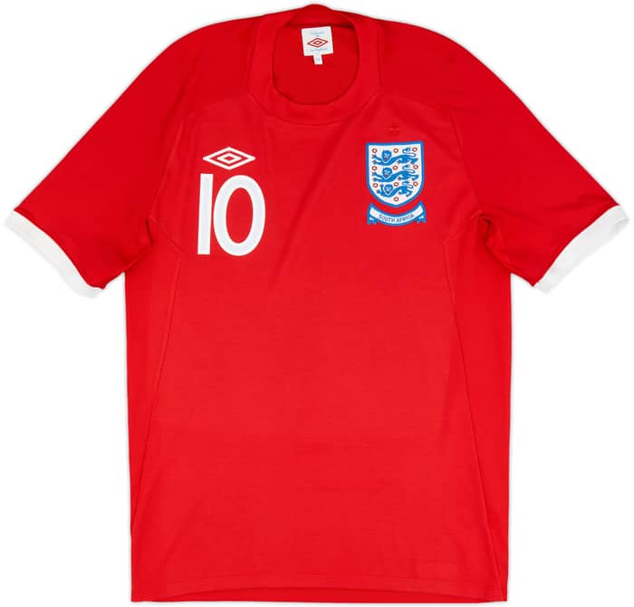 2010-11 England Away Shirt Rooney #10 - 8/10 - (M)