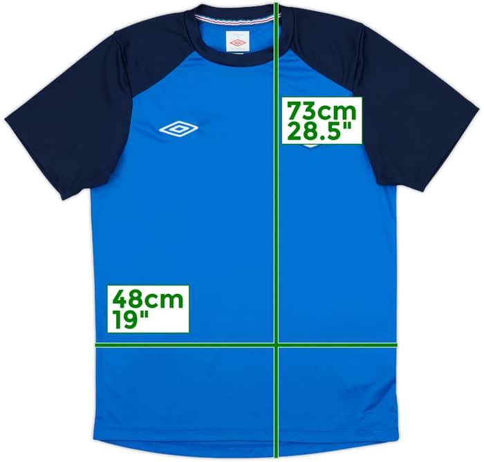 2010-11 England Umbro Training Shirt - 10/10 - (M)