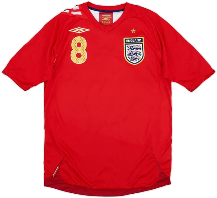 2006-08 England Away Shirt Lampard #8 - 8/10 - (S)