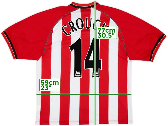 2003-05 Southampton Home Shirt Crouch #14 - 6/10 - (L)