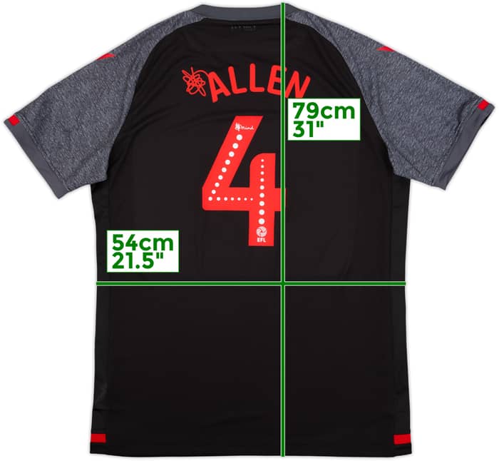 2019-20 Stoke City Away Shirt Allen #4 (XXL)