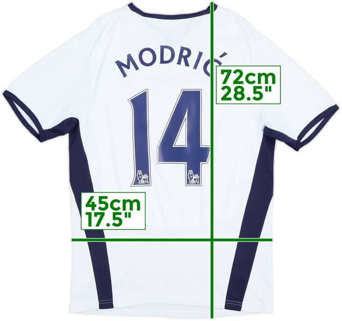 2008-09 Tottenham Home Shirt Modric #14 - 8/10 - (S)