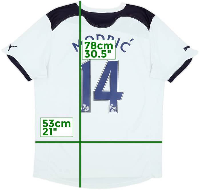 2010-11 Tottenham Home Shirt Modric #14 - 8/10 - (M)