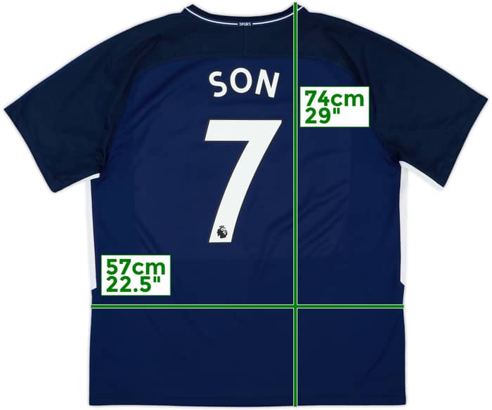 2017-18 Tottenham Away Shirt Son #7 - 7/10 - (XL)