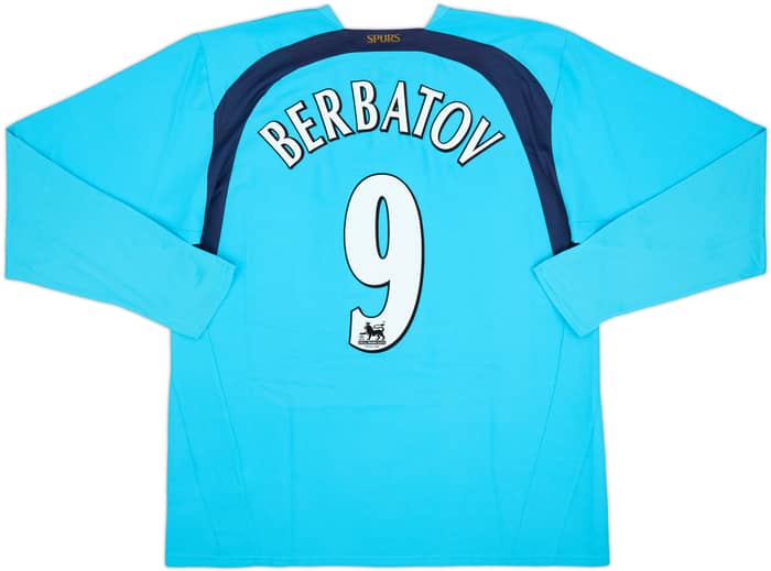 2006-07 Tottenham Away L/S Shirt Berbatov #9 - 7/10 - (XL)