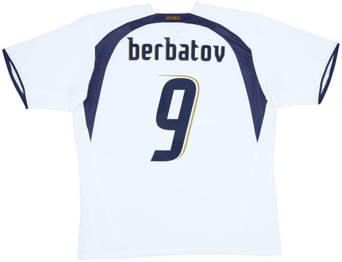 2006-07 Tottenham Home Shirt Berbatov #9 - 7/10 - (XL)