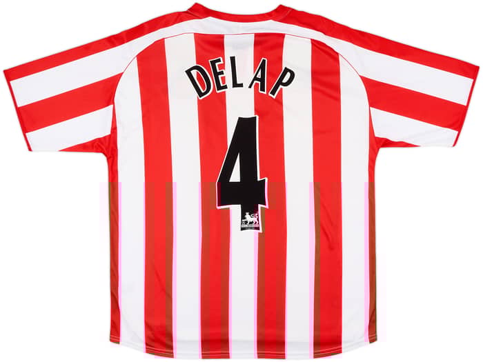 2005-07 Sunderland Home Shirt Delap #4 - 8/10 - (L)