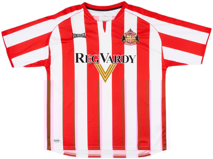 2005-07 Sunderland Home Shirt Delap #4 - 8/10 - (L)