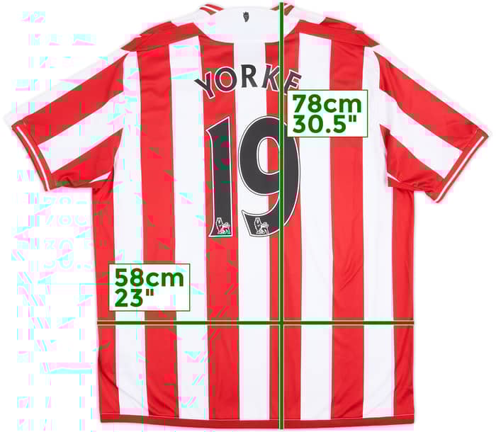 2009-10 Sunderland Home Shirt Yorke #19 - 7/10 - (XL)