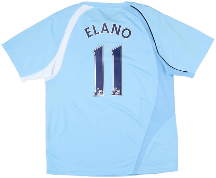2008-09 Manchester City Home Shirt Elano #11 - 7/10 - (XL)