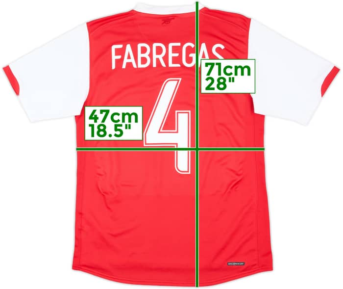 2006-08 Arsenal Home Shirt Fabregas #4 - 6/10 - (S)