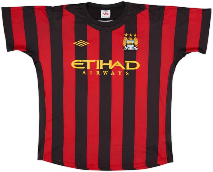 2011-12 Manchester City Away Shirt Kun Aguero #16 - 9/10 - (L)