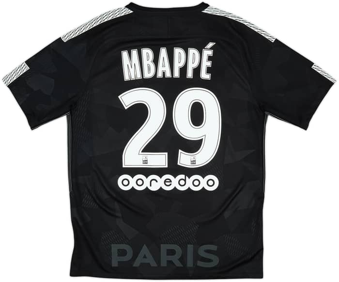 2017-18 Paris Saint-Germain Third Shirt Mbappe #29 - 8/10 - (M)