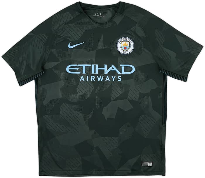 2017-18 Manchester City Third Shirt Kun Aguero #10 - 9/10 - (L)